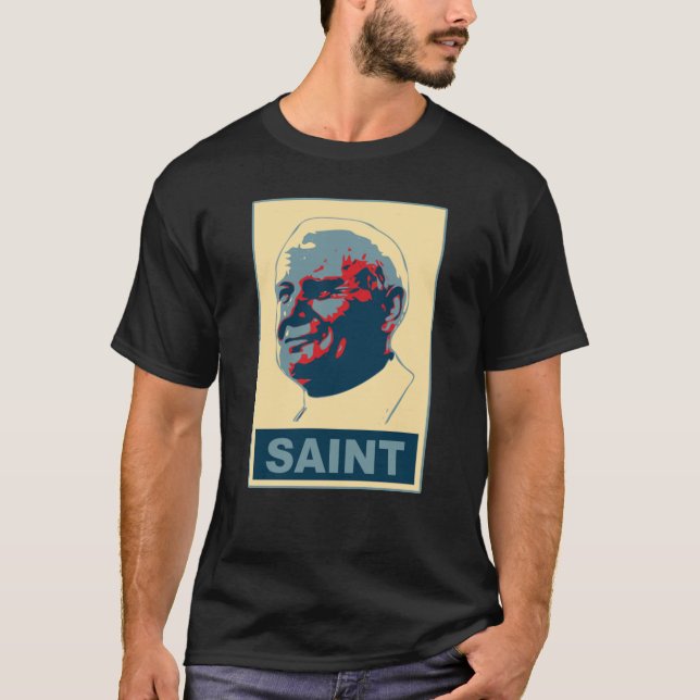 T-shirt de SAINT d'art de bruit de Pape Jean Paul (Devant)
