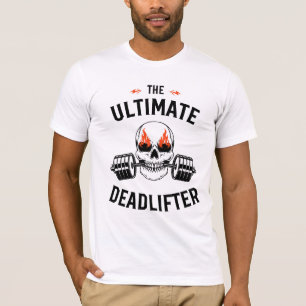 T-Shirt de salle de sport pour crâne brûlant - Des