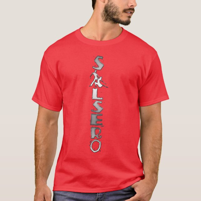 T-shirt de SALSERO avec des couples de danse au (Devant)