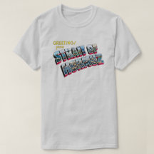 T-shirt de salutations du détroit d'Ormouz