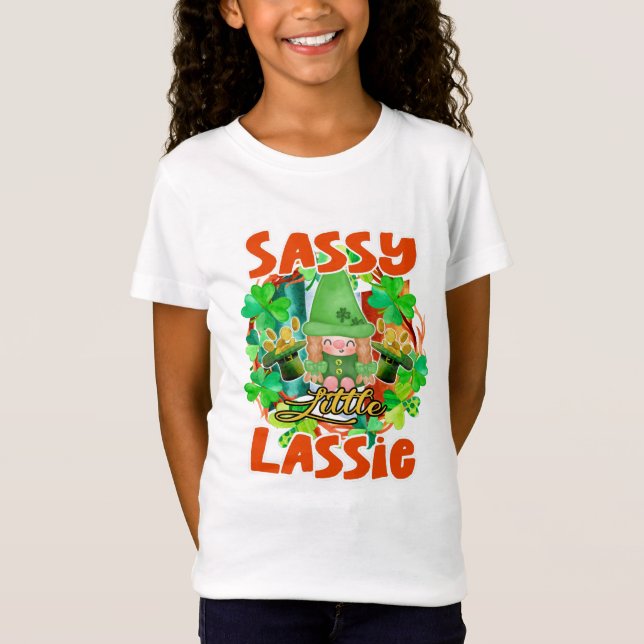 T-shirt de Sassy Little Lassie (Devant)