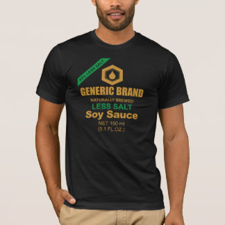 T-shirt de sauce de soja