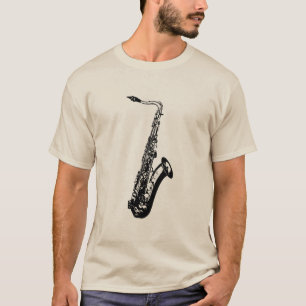 T-shirt de saxophone