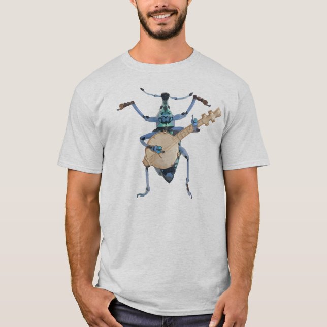 T-shirt de scarabée de banjo (Devant)