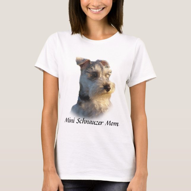 T-shirt de Schnauzer miniature (Devant)
