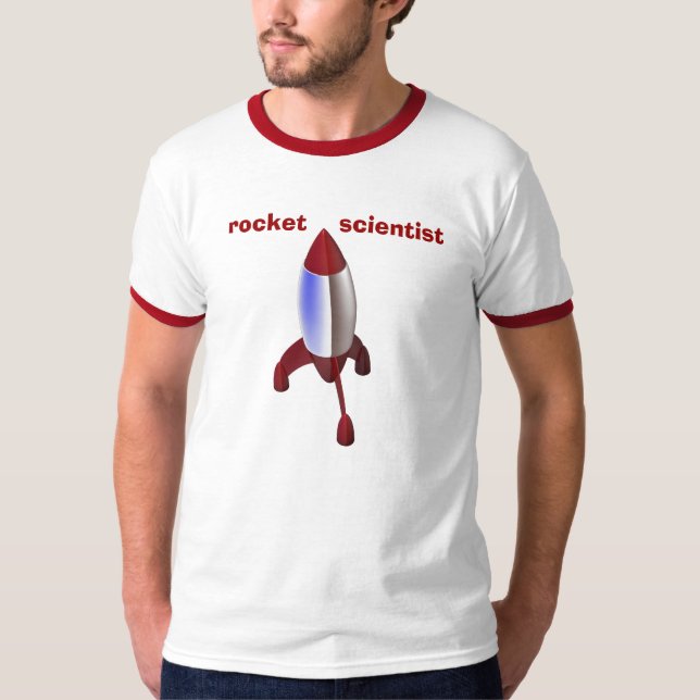 T-shirt de scientifique de Rocket pour présenter (Devant)