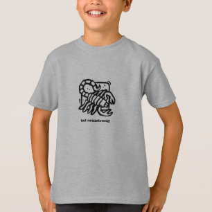 T-shirt de scorpion d'enfants