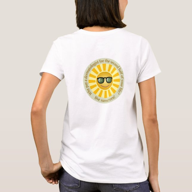 T-shirt de sens de Sun (Dos)