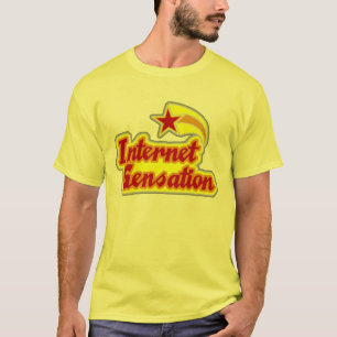 T-shirt de sensation d'Internet