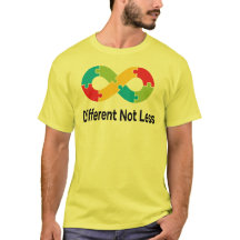 T-shirt de sensibilisation à l'autisme différent e