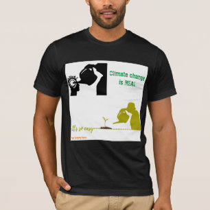 T-shirt de sensibilisation au changement climatiqu