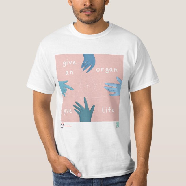 T-shirt de sensibilisation au don d'organes (Devant)
