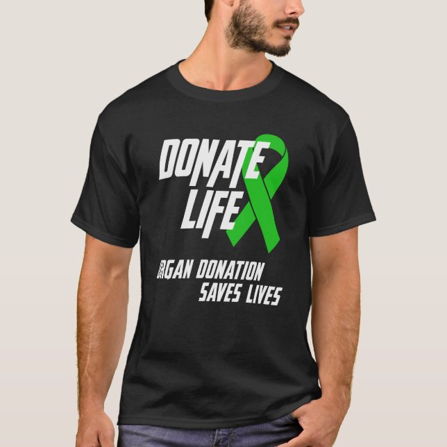 T-shirt de sensibilisation au don d'organes de sty (Devant)