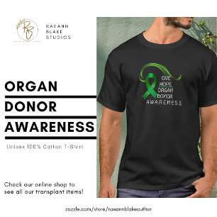 T-Shirt de sensibilisation au don d'organes Give H