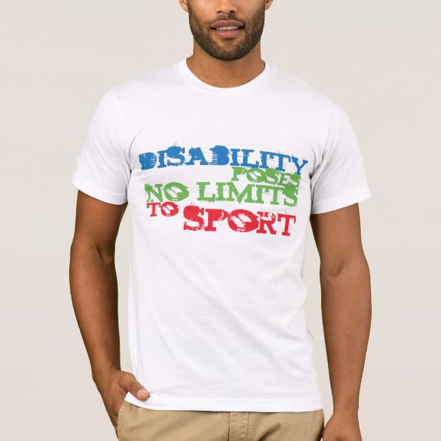 T-shirt de sensibilisation au handicap (Devant)
