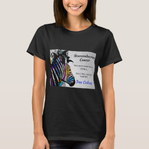 T-shirt de sensibilisation au soutien contre le ca