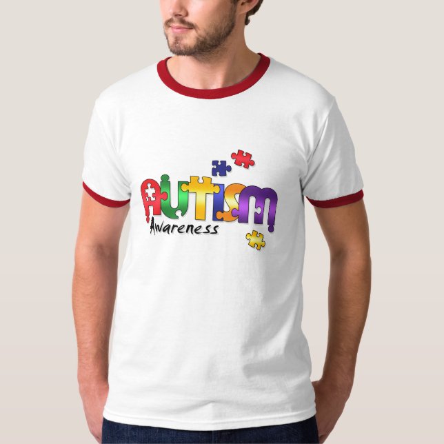 T-shirt de sensibilisation sur l'autisme (Devant)