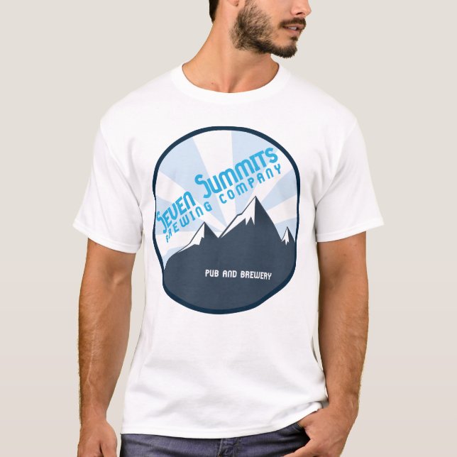 T-shirt de sept Summits Brewing Company (Devant)