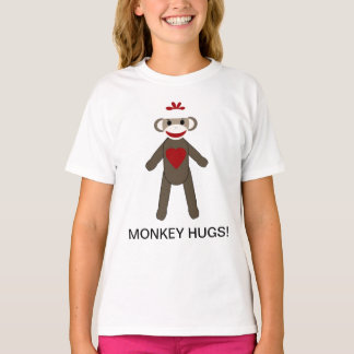 T-Shirt de serrure de singe de choc