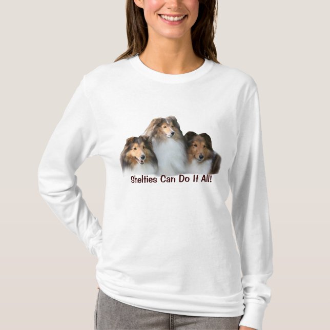 T-shirt de Sheltie (Devant)