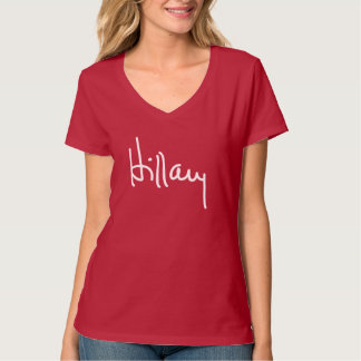 T-shirt de signature de Hillary