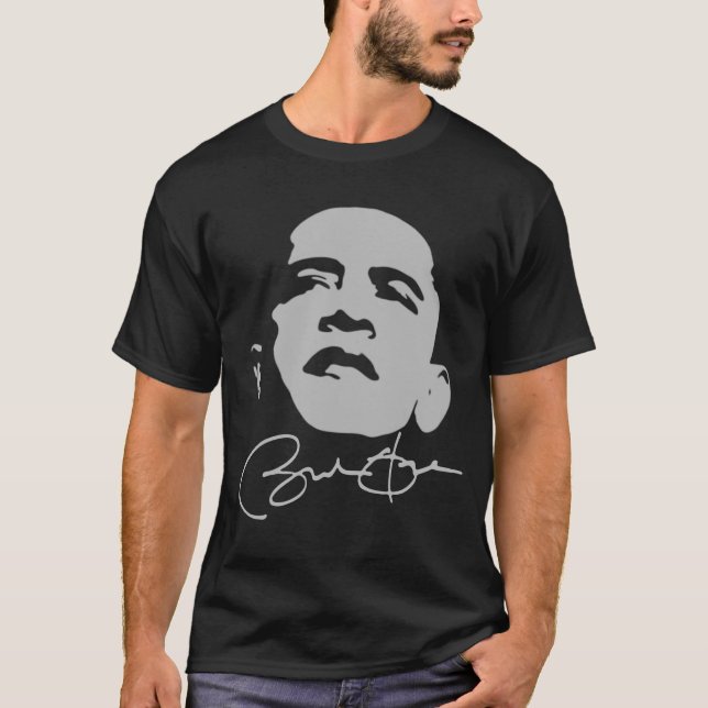 T-shirt de signature d'Obama (Devant)