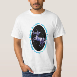 T-shirt de signe de zodiaque de Sagittaire