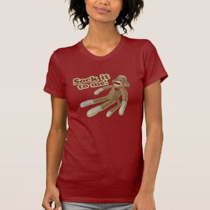 T-shirt de singe de chaussette