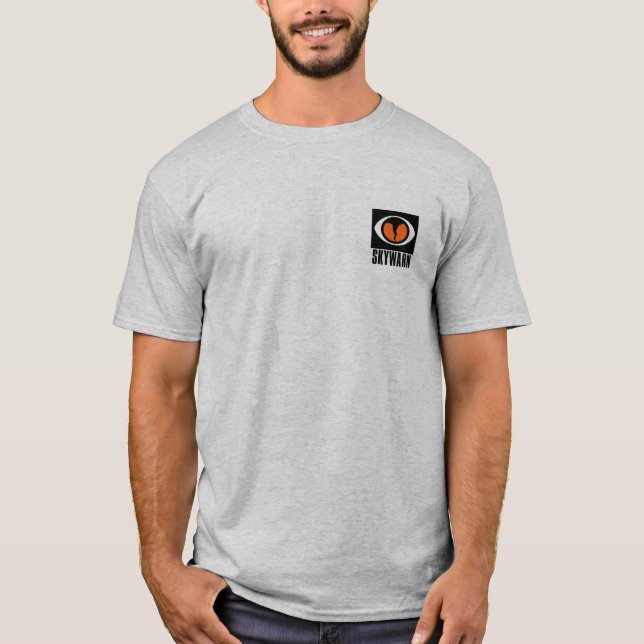 T-shirt de SKYWARN avec le logo sur l'avant (Devant)