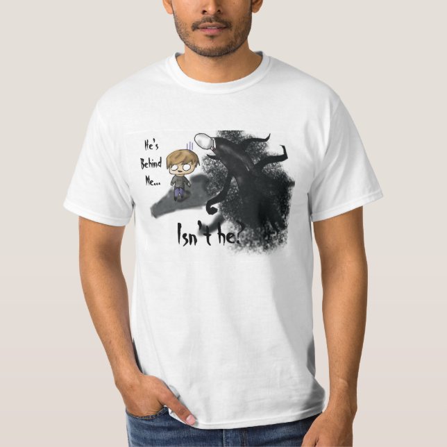 T-shirt de Slenderman Pewdie (Devant)