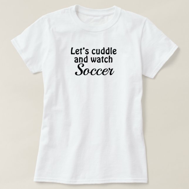 T-shirt de soccer n’Cuddle (Design devant)