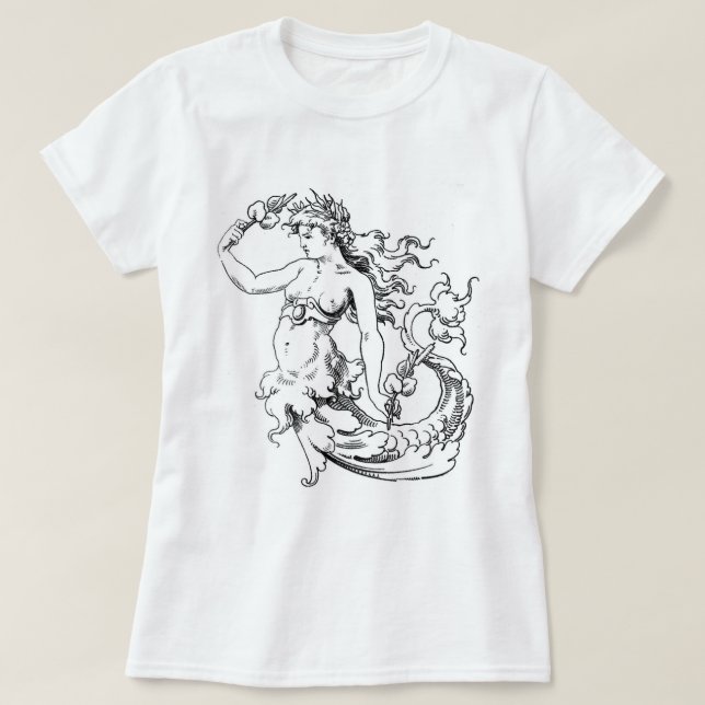 T-shirt de sonnerie de Bella de SIRÈNE (Design devant)