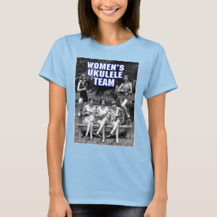 T-shirt de sonnerie de dames d'équipe d'Uke de la
