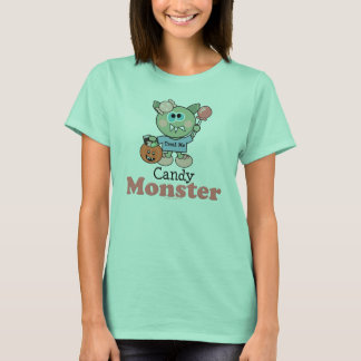 T-shirt de sonnerie de Halloween de monstre de