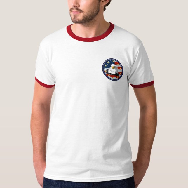T-shirt de sonnerie de logo de PSDM (Devant)