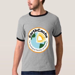 T-shirt de sonnerie d'EarthCache des hommes