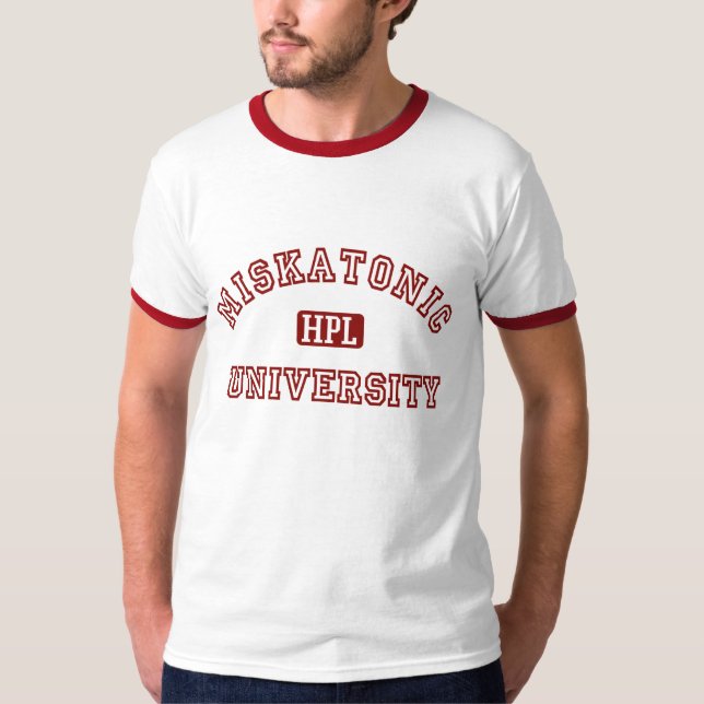 T-shirt de sonnerie d'université de Miskatonic (Devant)