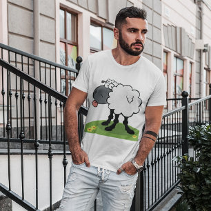 T-shirt de sortie de la langue de mouton