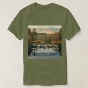 T-shirt de soumission de productivité Thoreau