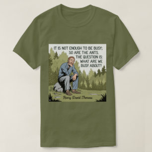 T-shirt de soumission de productivité Thoreau