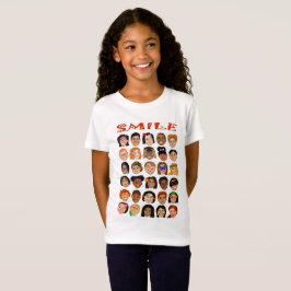 T-shirt de sourire pour des enfants