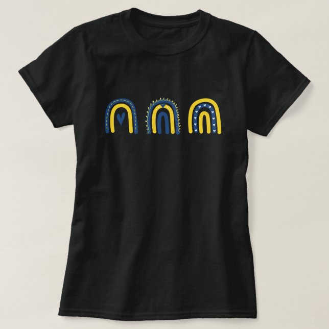 T-Shirt De Soutien À L'Ukraine (Design devant)