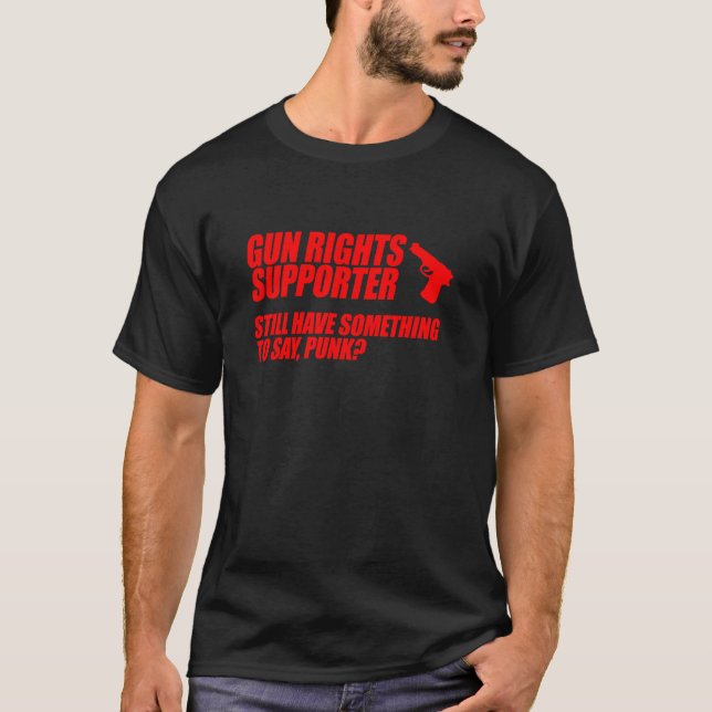 T-shirt de soutien de droites d'arme à feu (Devant)