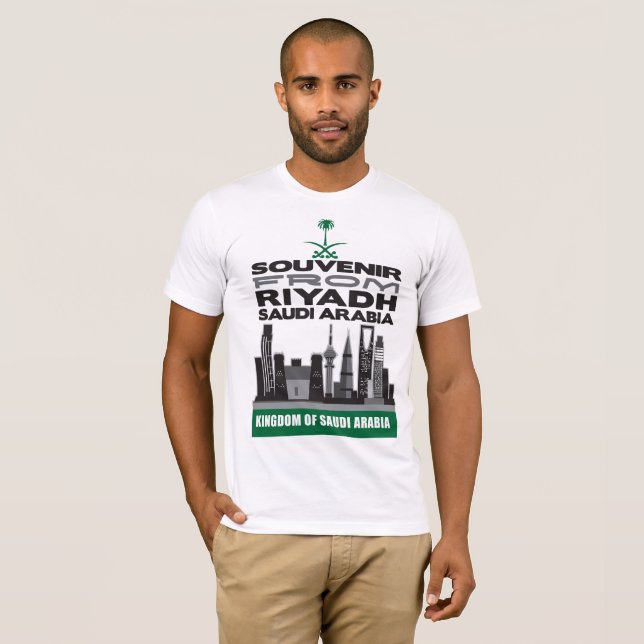 T-shirt de souvenir de Riyadh, Arabie Saoudite (Devant entier)