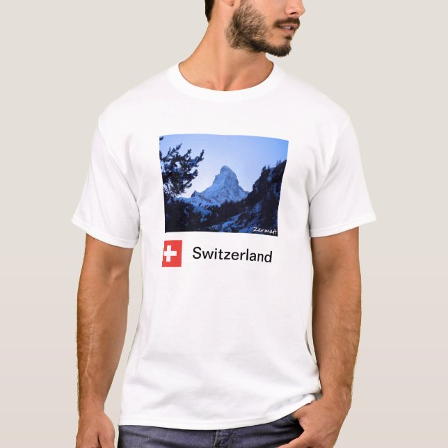 T-shirt de souvenir de Zermatt (Devant)