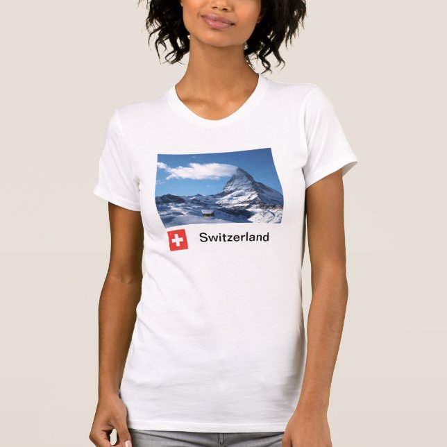 T-shirt de souvenir de Zermatt (Devant)