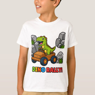 T-Shirt de sport Dino Rally pour enfants – Course
