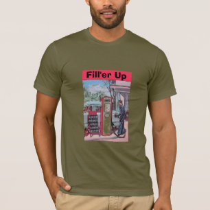 T-Shirt de station-service vintage