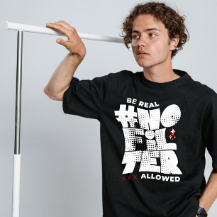 T-shirt de street wear sans filtre sois réel