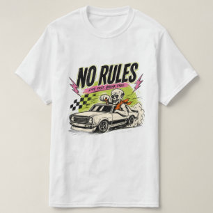 T-shirt de streetwear rétro sans muscle squelette